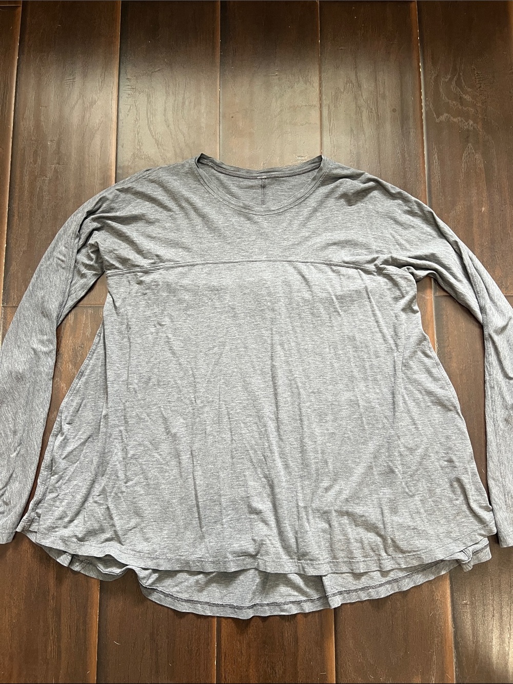 Lululemon Grey Long Sleeve Tee, size 12